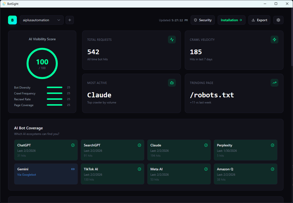 BotSight for Windows & Mac